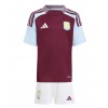 Aston Villa Heimtrikot 2024-25 Kurzarm (+ kurze hosen)